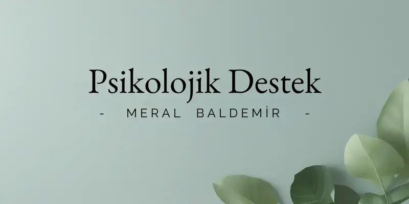 İzmir Psikolog Meral Baldemir - Çocuk Psikoloğu
